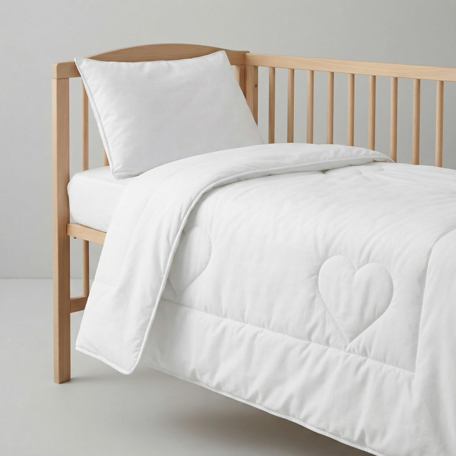 Couette 120x90 cm anti-transpiration avec oreiller en coton respirant