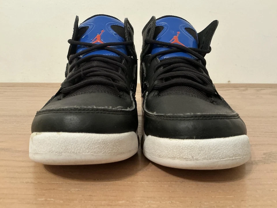 Nike Air Jordan Zapatos Juveniles Talla 4.5Y Negro Azul Naranja Knicks DM1685-008 Foto 2 de 4