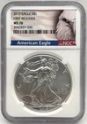 2015 $1 American Silver Eagle NGC MS70 Eagle Label