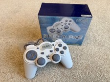 Titan Concepts Shock Pad 1 Playstation PS1 Controller PSone Grey Dualshock NEW