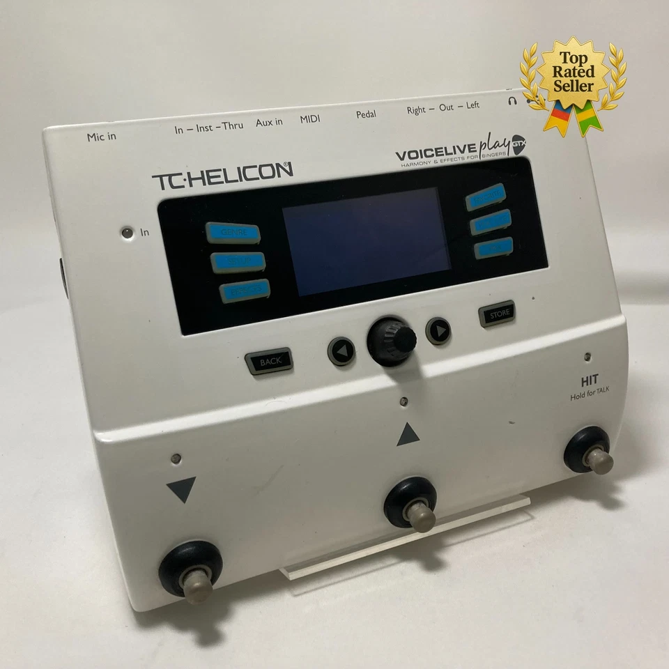 TC Helicon VoiceLive Play GTX With Switch-3 Vocal Effect Processor  Used Stocked - Image 4 of 4