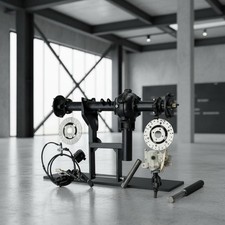 Produktbild - Hinterachse mit Differential robustes Design Antriebsachse für Heimwerker