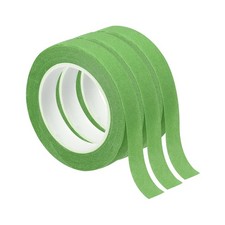 3 St&uuml;ck Blumenband, 12mm x 20m Blumenwickel-Klebeband, Hellgr&uuml;n