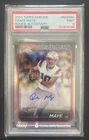 2024 Topps Chrome - Drake Maye Rookie Auto - PSA 9 - Patriots RC