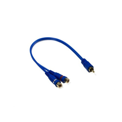 #ad #ad Stinger Ssiby2F Rca Y 2F 1M Blue Interconnect 6quot; $10.50