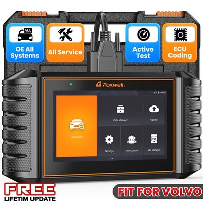 FOXWELL NT710 For Volvo All System Key Programmer Battery Registration Tool
