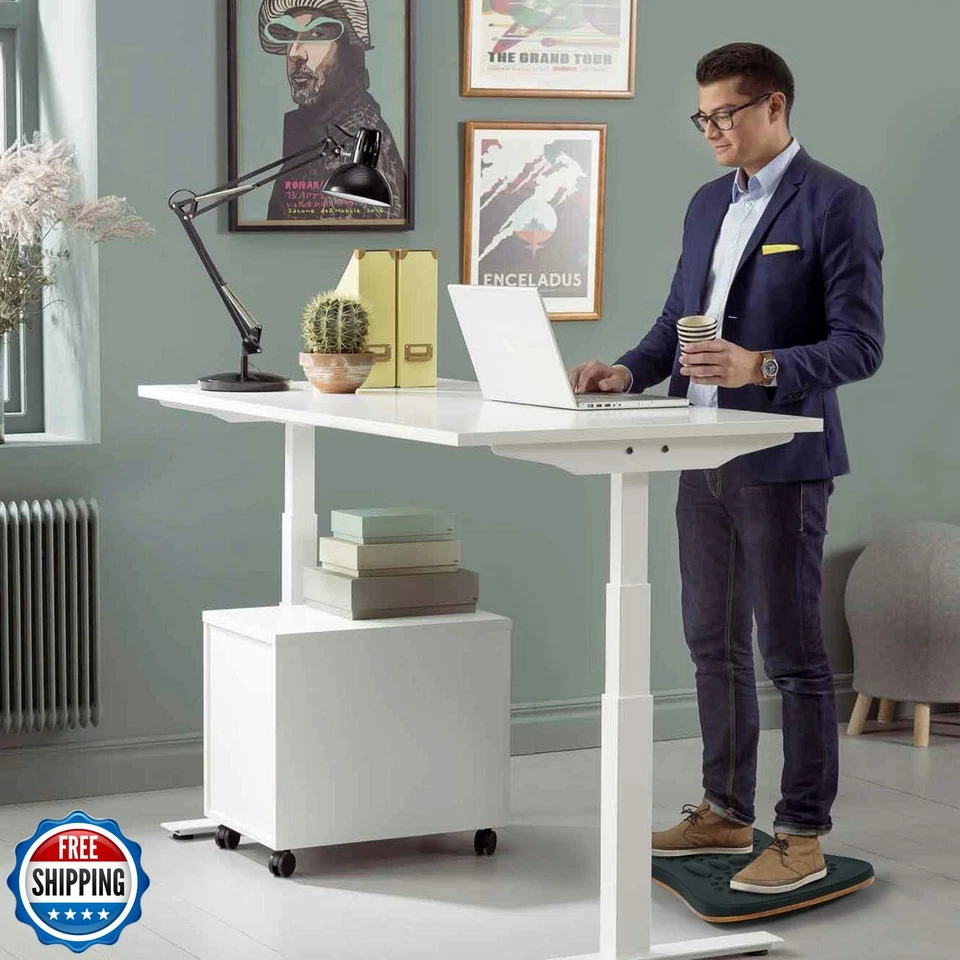 Tabla de equilibrio Yes4All Wobble para escritorio de pie/almohadilla de oficina antifatiga - roca Foto 4 de 4