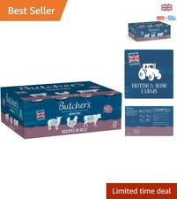 Recipes In Jelly for Dogs 12 x 400g - Easy Digestible Natural Pate, Liver Flavor 3.54 per kilo