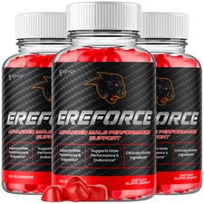 (3 Pack) Ereforce Male Gummys Advanced Formula Ere Force Max Vitamin 180 Gummies