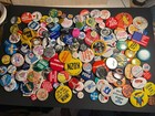Vintage 1970’s 80’s Pinback Button Huge Lot Of 100+ Advertising Sports Etc — photo 1