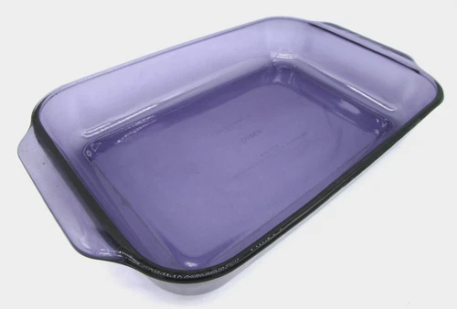 Vintage PYREX 233 Baking Dish Amethyst Purple 3qt 13"x9"x3" Excellent