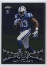 2012 Topps Chrome Dwayne Allen (Helmet On) #17 0x5t