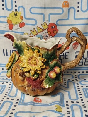 Vintage Fitz & Floyd Autumn Splendor Pitcher
