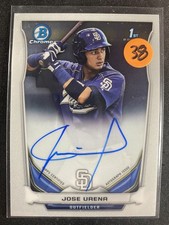 Urena, Jose - 2014 Bowman Chrome - Autograph - INV38