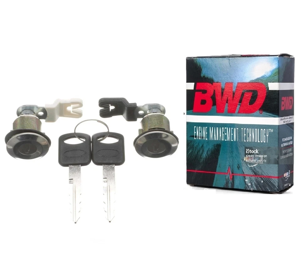 Kit Cerradura Puerta con 2 Llaves Acabado Cromo BWD DLK596L/Standard DL140T Foto 2 de 4