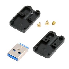 USB 3.0 TypeA Male Plug Connector Welding Solder Aluminum Alloy Shell Repair