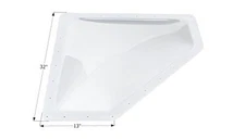  01869 RV Skylight, White 