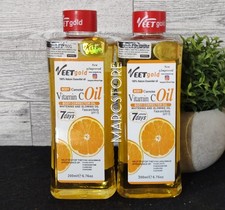 2pcs Veet Gold Vitamin C Face  Body Glowing corrector Oil 200 ML X 2