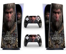 Standard PS5 Digital Console Decals Sticker Controllers Cover WU KONG Skin