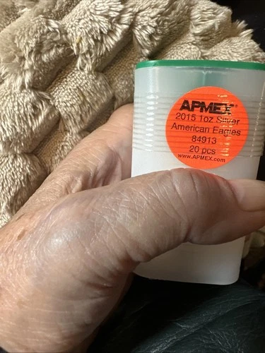 2015 American Silver Eagle 1 oz.999 Fine Silver BU Sealed APMEX Boxed Roll