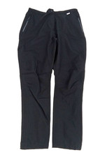 Image of Regatta Women's Waterproof Overtrousers Size L Black Pocket Hook Loop Button New