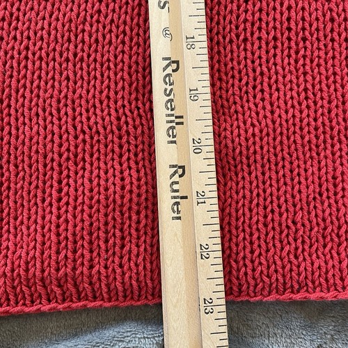 Wooden Ships Sweater Womens S/M Red Star Pullover Americana Beach Nautical - Picture 8 of 9