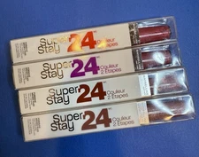 Maybelline 24 Hour Superstay Lip Color Lipstick Dual Ended, Various Colors