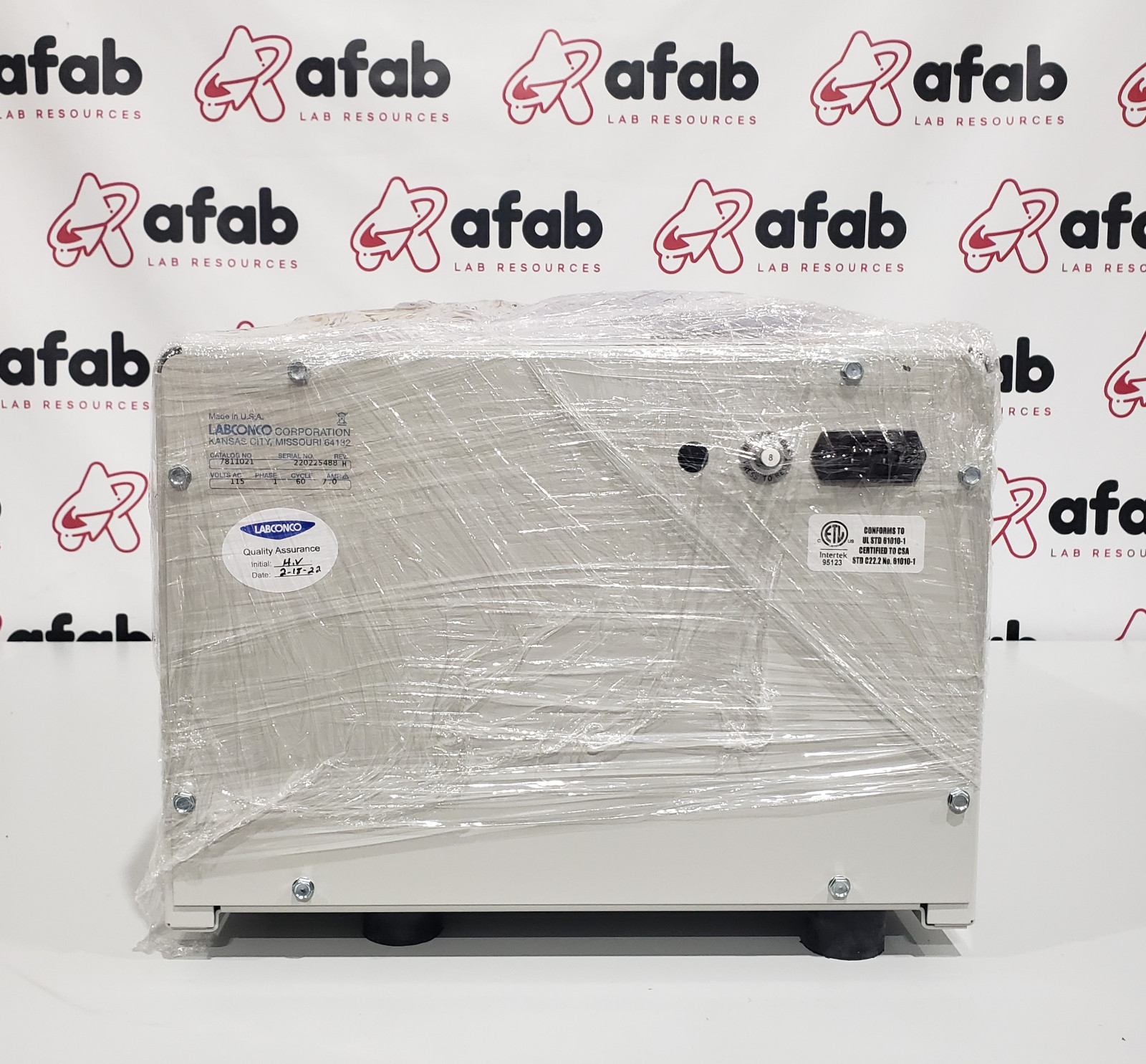 Labconco 7811021 CentriVap -50 Cold Trap w/ Stainless Steel Lid - NEW