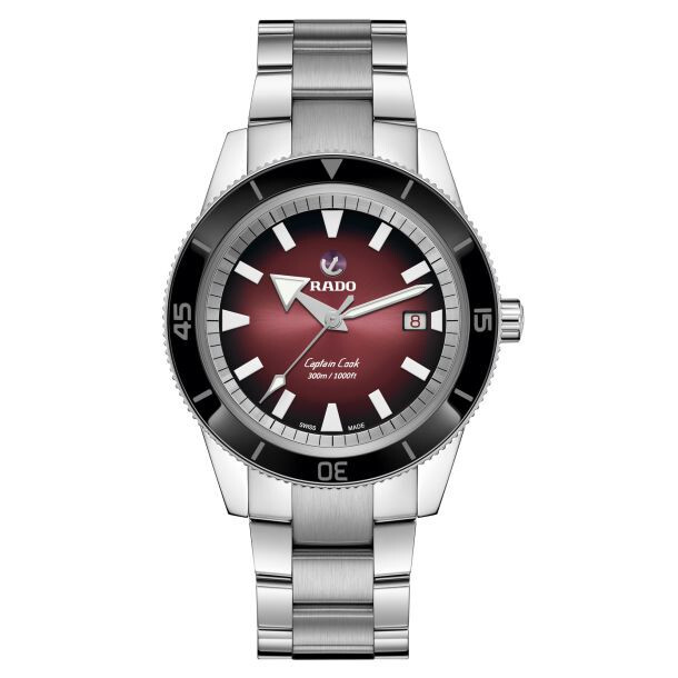 Rado Captain Cook Automatic Red Dial Men's Watch R32105353 for