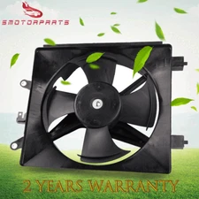 Left Side AC Condenser Radiator Cooling Fan Assembly For Honda Civic Acura EL