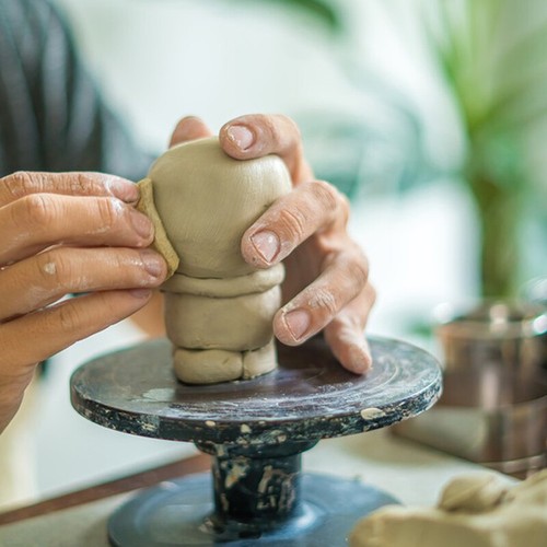 Ceramic Clay DIY Manual Sculpture Clay Soft Pottery Free Baking Ceramic Material - Picture 9 of 22