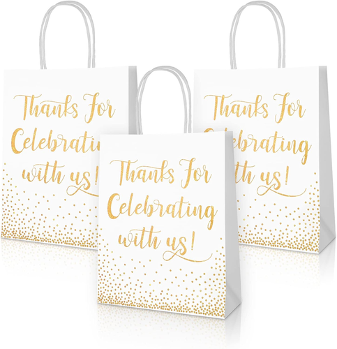 80 Pcs Wedding Welcome Gift Bags for Hotel Guests Thanks for Celebrating with Us