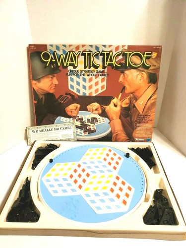 9 Way Tic Tac Toe Spiel 1978 Kenner 1 Stück fehlt - Bild 1 von 11