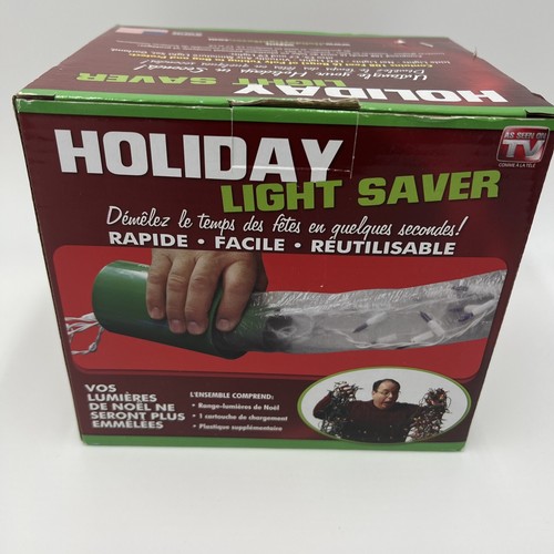 As Seen On TV Holiday Light Saver, Untangle Christmas Lights, Reusable. NEW! - Picture 4 of 5