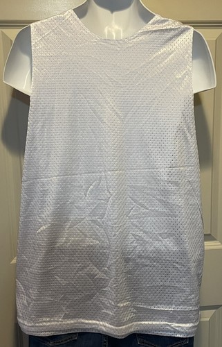 Etiquetas de tanque grandes sin mangas Exist Sportsline malla blanca para hombre *mancha* - Imagen 3 de 13