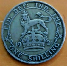George V One Shilling 1911 to 1936 Choose Your Year