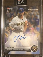 2021 Topps Now #PS-24A Josh Hader Milwaukee Brewers AUTO AUTOGRAPH 52/99
