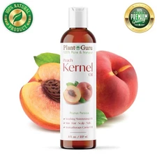 Peach Kernel Oil 8 oz 100% Pure Natural Organic Refined For Skin Hair Massage