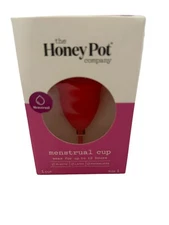 💐 The Honey Pot Company, Silicone Menstrual Cup Size 1 Medium Flow NewSealed