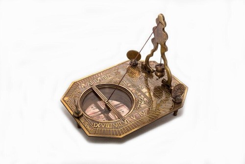 Vintage Brass Sundial Antique Gilbert & Sons London Directional Pendulum Compas - Picture 4 of 6