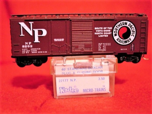 Coche de caja KD 22177 B.L.NORTHERN PACIFIC 40' P/S 'RUTA ESCÉNICA' #8292 'COMO NUEVO' ESCALA N | Zustand: Used