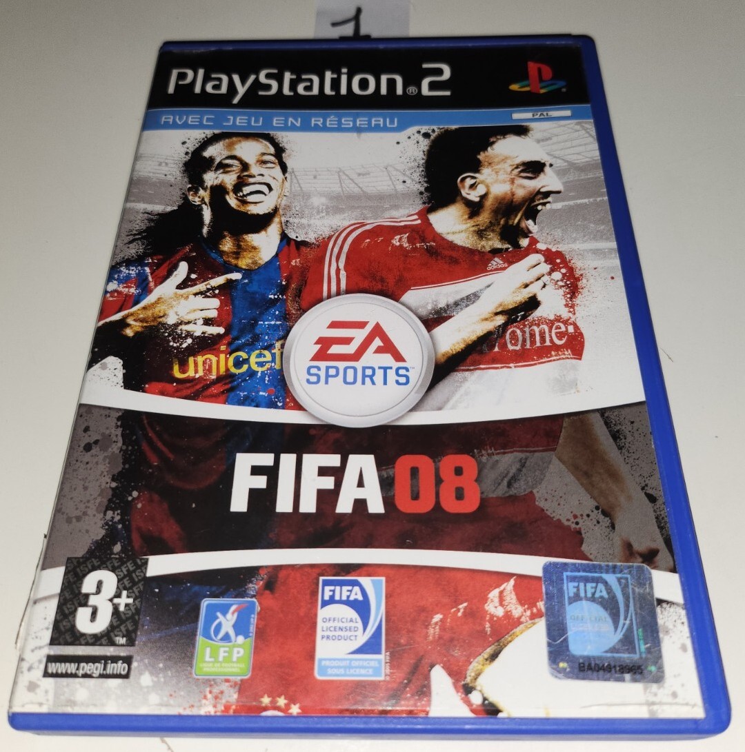Sony PlayStation 2/PS2 - Fifa 08 - Bon État