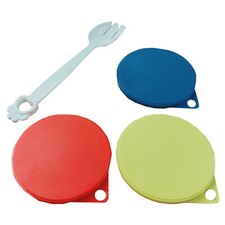 PET FOOD CAN COVER with SPOON dog cat animal fresh food