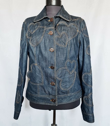 ITALY-AUTHENTIC MOSCHINO JEANS HEART 