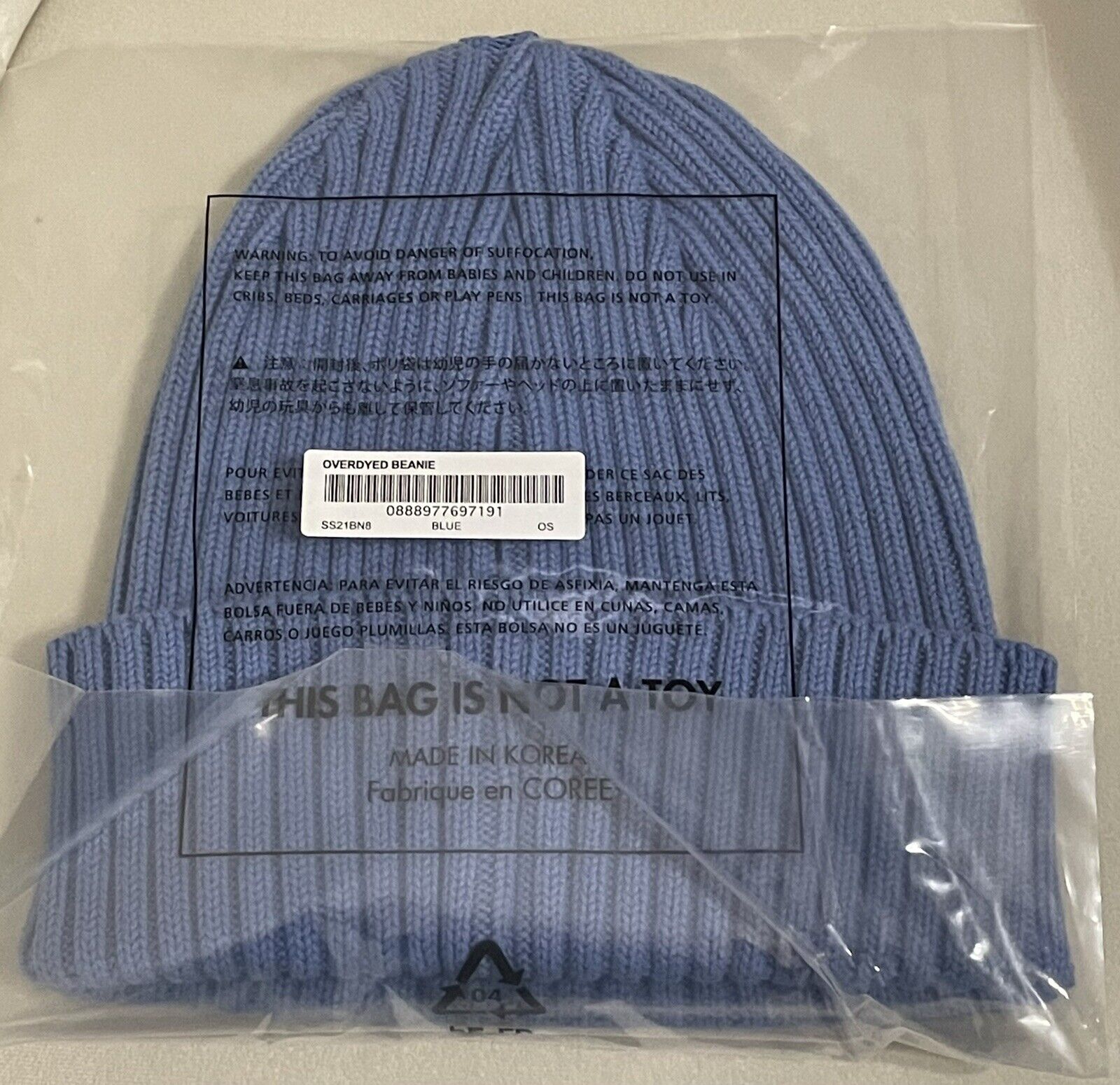 Supreme Overdyed Beanie•Blue•New With Tags | eBay