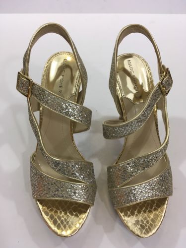 marc fisher gold sandals