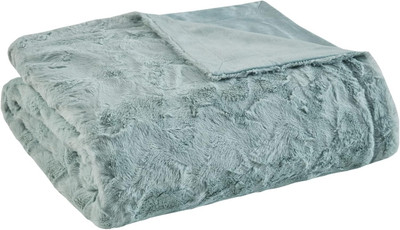 Zuri Soft Plush Luxury Oversized Faux Fur Throw Animal Stripes Design, Faux Mink