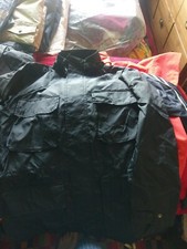 GIACCA BIKER DA UOMO ZARA SPORTS FIELD NERO MEDIO GRANDE M65 NYLON