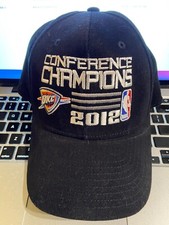 OKC Thunder Basketball Cap Hat Oklahoma City  NBA 2012 Conference Champs