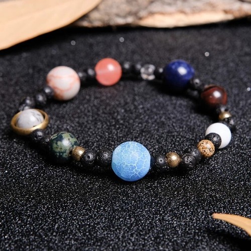 4mm-10mm Natural Gemstone Beaded Stretch Bracelet Crystal Healing Reiki Gifts - Picture 52 of 440